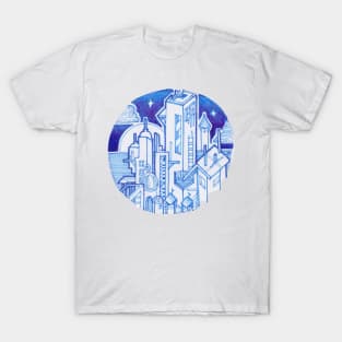 Blue Landscape T-Shirt